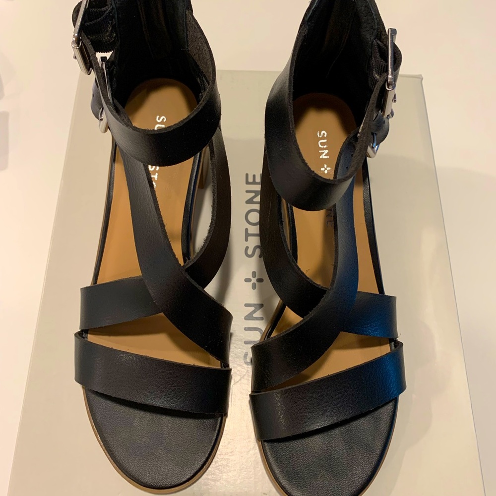 Sun + Stone Women Heel Sandals